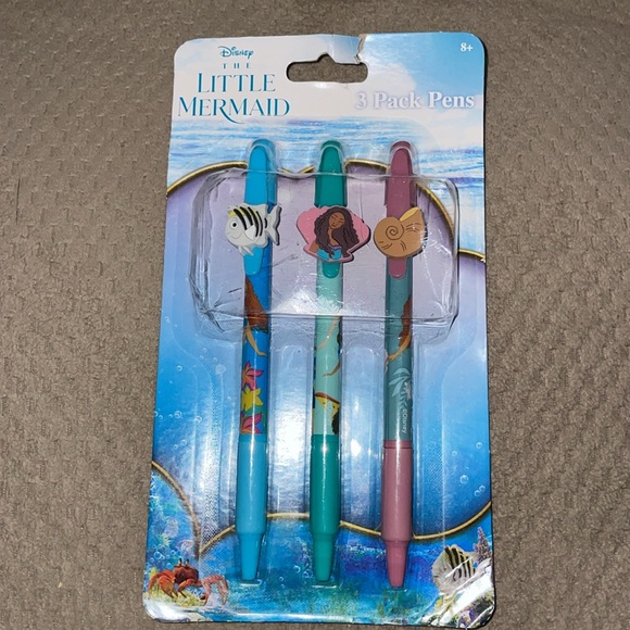 Lot of 3 3-Pack Pen Set Disney The Little Mermaid Theatrical Release - Picture 2 of 4